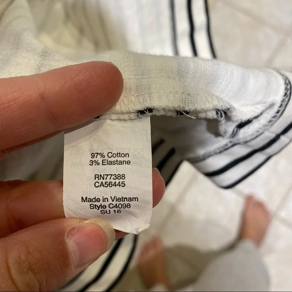 J Crew Stripe Dress with Pockets - Picture 7 of 8